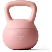 YOTTOY 20 lb Soft Kettlebell — Pink, Anti-Slip Grip,Weight for Home Workouts,Safety Guaranteed