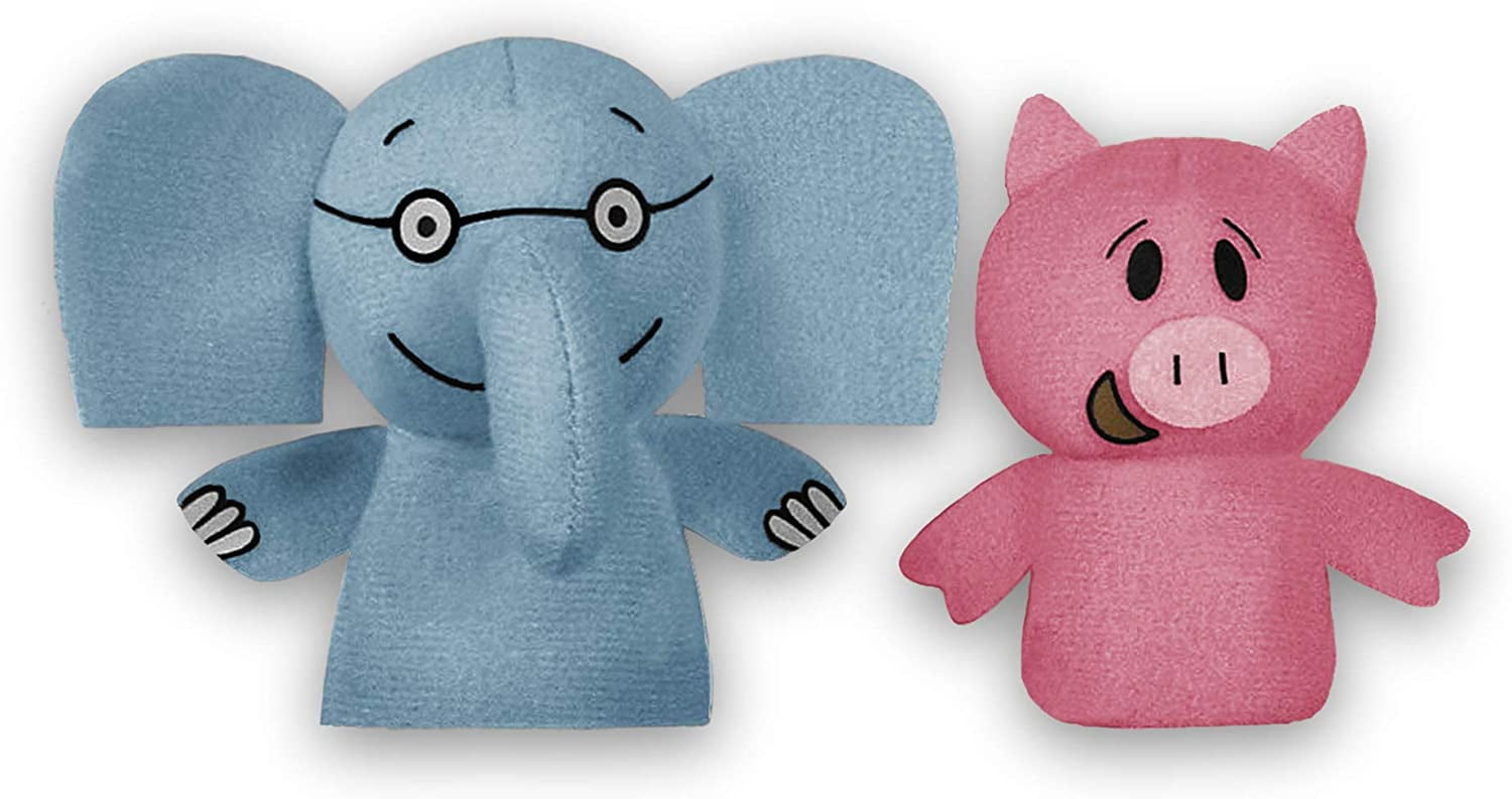 Yoobi Puppet YOTTOY, Elephant & Piggie Finger Puppets, Pair of Finger Puppets ...