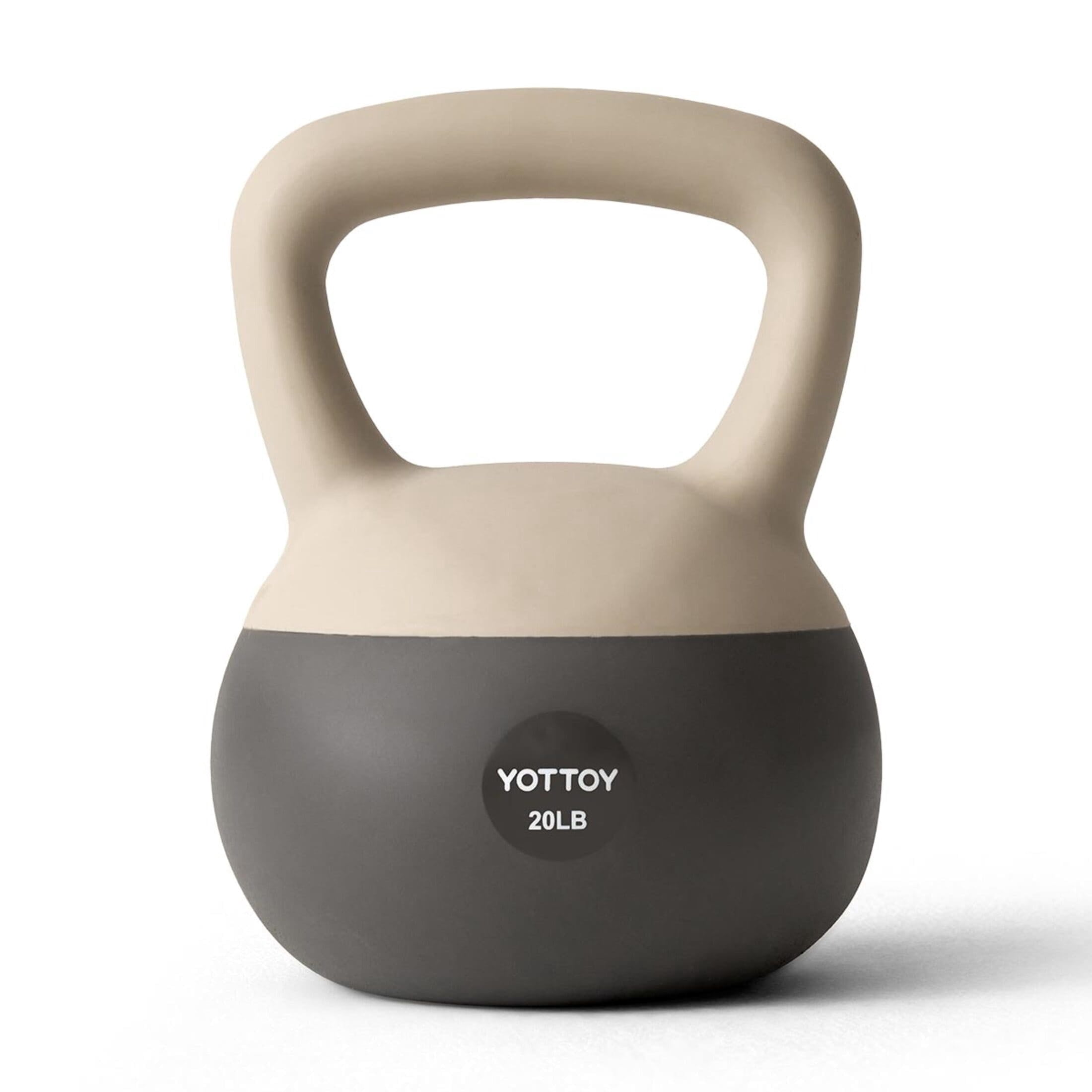 YOTTOY Soft Kettlebell, Set for Strength Training Kettlebells & Home ...