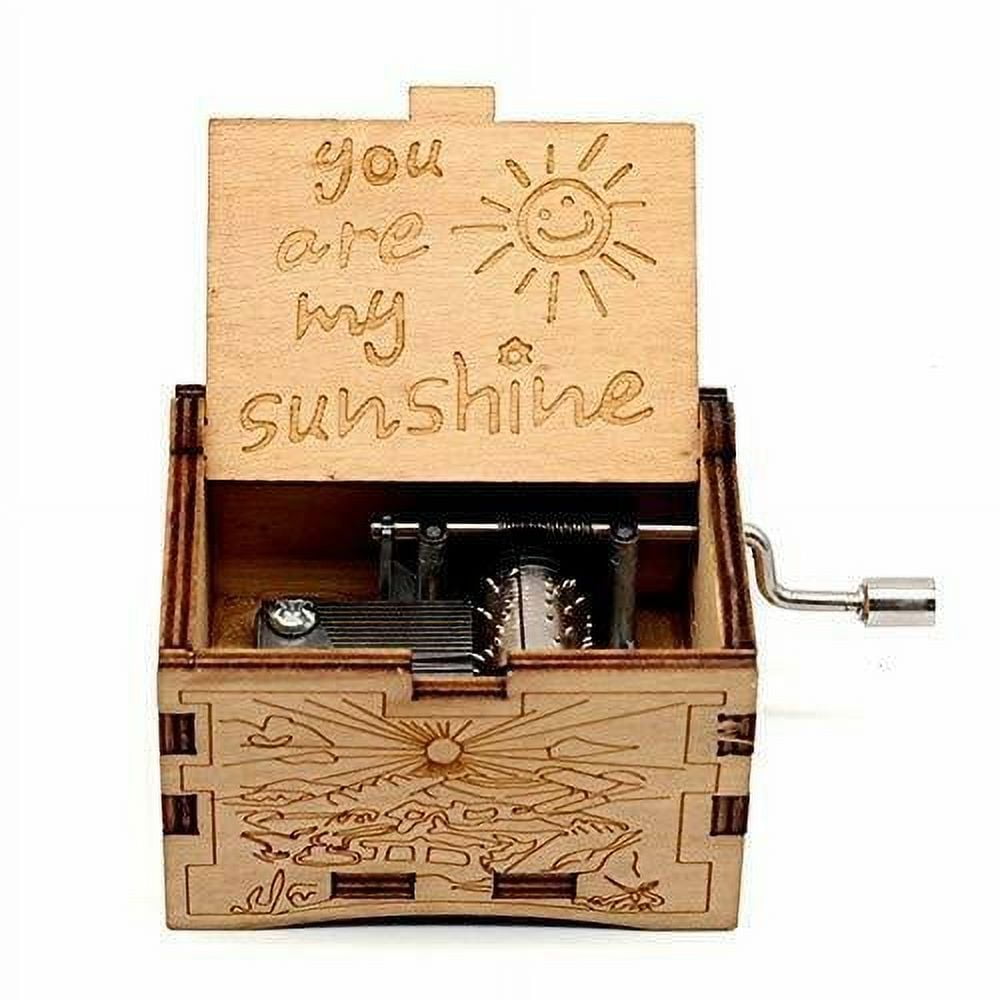 Wooden Music Box Mom To Daughter You Are My Sunshine Engraved