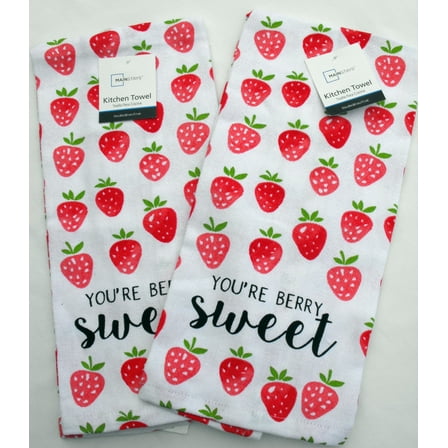 YOU'RE BERRY SWEET - 2 KITCHEN TEA TOWELS