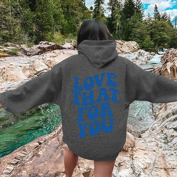 THAT FOR YOU Women's Hooded Sweatshirt Zip up Jacket Vintage Hoodies Casual Hoodie Dress Women Small Hoodies Women Athletic Hoodies for Women Casual Sweatshirt Pullover Hoodie Athletic Hoodies Women