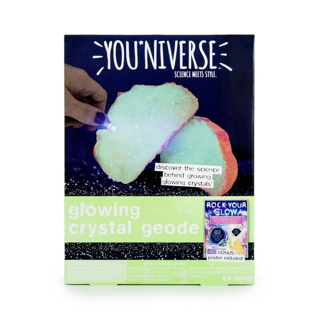 Thames & Kosmos Crystal Growing | STEM Experiment Kit | Grow Dozens of Dazzling, Colorful Crystals! | Learn about Crystallization & Conduct Classic Science Experiments | Make Crystal Geodes | Ages 10+