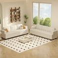 thumbnail image 1 of YOUDENOVA 6 Seats Couch Set, 3 Seater Sofa*2 with Deep Seats for Living Room, Modern Sleeper Couch,Beige Corduroy, 1 of 6
