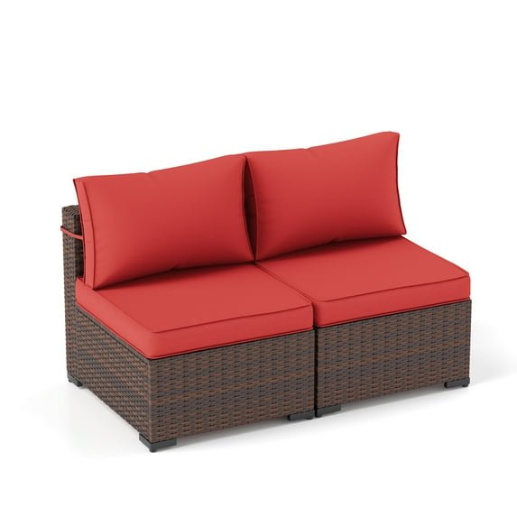 YOUDENOVA Outdoor Wicker Patio Furniture Set with Waterproof Covers, Perfect for Backyard, Porch, and Balcony