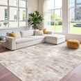 thumbnail image 1 of YOUFORTONG 10x12 Abstract Area Rug, Large Washable Indoor Rug, Non-Slip Stain Resistant Distressed Soft Carpet for Living Room Bedroom Farmhouse,Brown, 1 of 8