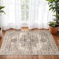 thumbnail image 1 of YOUFORTONG 2x3 Indoor Area Rug,Boho Vintage Tribal Carpet with Non Slip Backing,Stain Resistant Small Rug for Living Room Bedroom Kitchen Bathroom Home Decor Floor Mat,Grey, 1 of 7