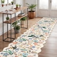 thumbnail image 1 of YOUFORTONG 3x12 Washable Hallway Runner Rug,Floral Scalloped Non Slip Water Resistant for Entryway Kitchen,Cream ﻿, 1 of 5