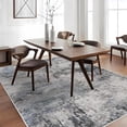 thumbnail image 1 of YOUFORTONG 5x7 Abstract Area Rug, Modern Washable Non-Slip Indoor Rug, Ultra-Thin Low-Pile Stain Resistant Soft Carpet for Living Room Bedroom Office,Blue ﻿, 1 of 7