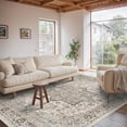 thumbnail image 1 of YOUFORTONG 6x9 Washable Area Rug, Non Slip Ultra Soft Carpet, Stain Resistant Distressed Indoor Rug for Living Room Bedroom Dining Room Bathroom,Ivory, 1 of 7