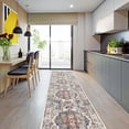 thumbnail image 1 of YOUFORTONG Washable Hallway Runner Rug 2'6"x12",Non Slip Vintage Farmhouse Carpet Soft Indoor Floor Mat for Entryway Kitchen Bathroom Living Room Bedroom,Brick, 1 of 5