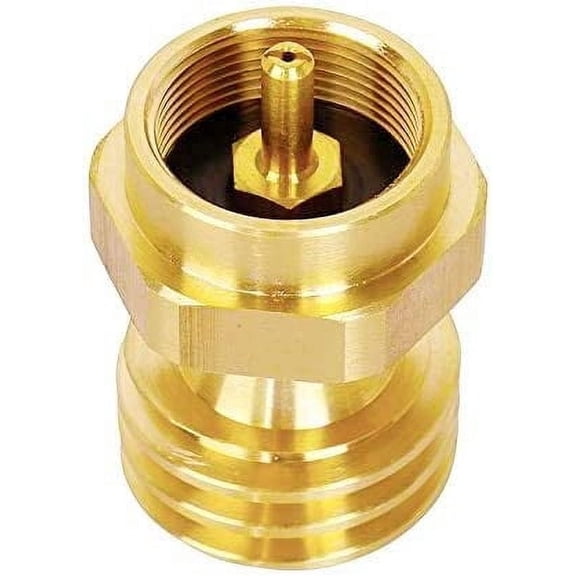 YOUHO 1lb Propane Tank Adapter for Disposable Throwaway Cylinder, 1lb to 20lb Adapter Designed for 20 or 30 Pound LP Gas Bottle or BBQ Grill Propane Tree