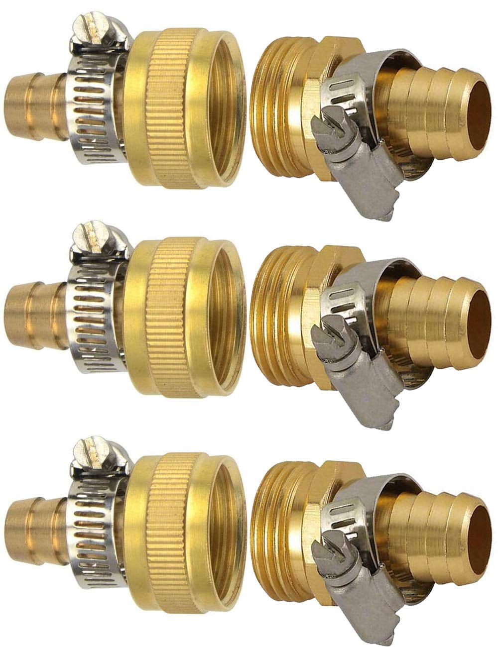 Orbit 3er Pack Wasserhahn-Adapter – Für 1/4 Zoll Tropfbewässerungsschläuche, Einfach Zu Installieren