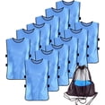 thumbnail image 1 of YOUI-GIFTS 12 Pack Pennies for Soccer Scrimmage Vest Practice Jersey for Adult Youth, 1 of 7