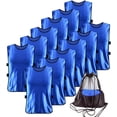 thumbnail image 1 of YOUI-GIFTS 12 Pack Pennies for Soccer Scrimmage Vest Practice Jersey for Adult Youth, 1 of 7