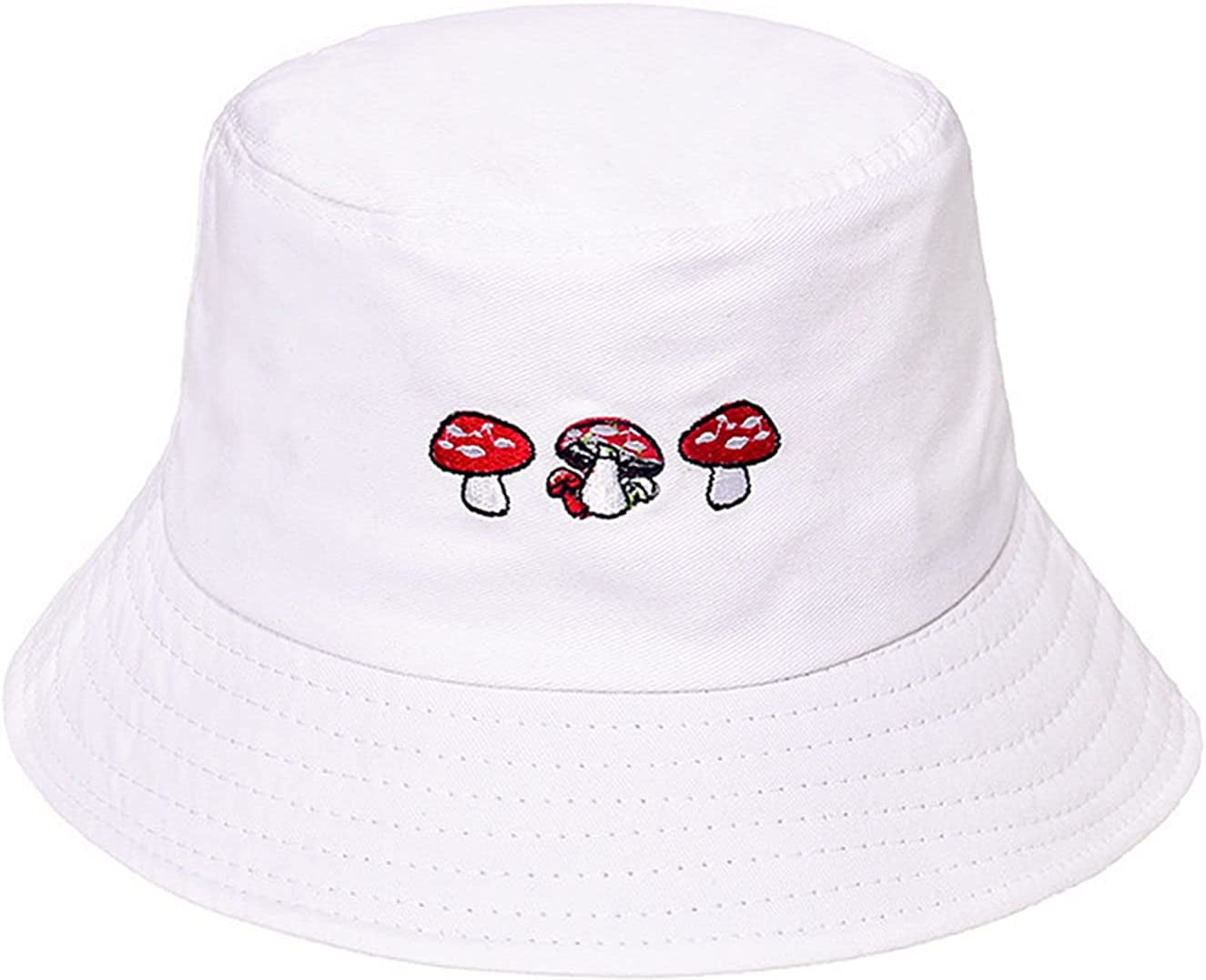 White Polka Dots Pink Bucket Hat for Women Men Summer Fisherman Hat Cute  Fun Beach Hat Travel Sun Cap