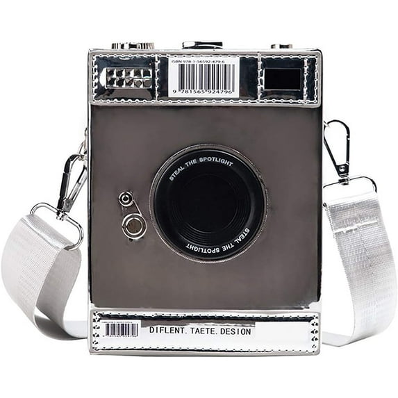 YOUI-GIFTS Camera Shoulder Bag Snapshot PU Leather Crossbody Bag Vintage Novelty Cute Handbag Purse