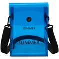 thumbnail image 1 of YOUI-GIFTS Clear Crossbody Bag Transparent Cell Phone Purse Small PVC Shoulder Bag Jelly Handbag with Adjustable Strap, 1 of 7
