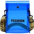 thumbnail image 1 of YOUI-GIFTS Clear Crossbody Bag Transparent Cell Phone Purse Small PVC Shoulder Bag Jelly Handbag with Adjustable Strap, 1 of 3