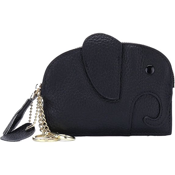 YOUI-GIFTS Coin Purse Mini Animal Pouch Cute Cartoon Change Purse Lovely Wallet Soft Leather Key Bag Mouse Crab Elephant