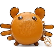 YOUI-GIFTS Coin Purse Mini Animal Pouch Cute Cartoon Change Purse Lovely Wallet Soft Leather Key Bag Mouse Crab Elephant