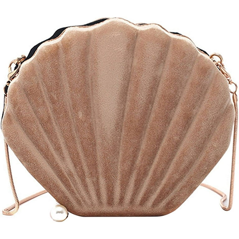 Youi-gifts Crab Shape Handbag with Crab Coin Purse Crossbody Bag Crayfish Shells Purse Detachable Shoulder Bag Women's Satchel, Adult Unisex, Size