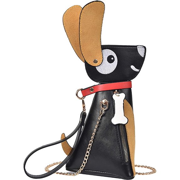 YOUI-GIFTS Crossbody Bag Dog Purse Cartoon Handbag PU Shoulder Bags Summer Spring Messenger Bag for Girls