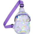 thumbnail image 1 of YOUI-GIFTS Cute Unicorn Dinosaur Crossbody Chest Bag Cartoon Sling Shoulder Bag for Travelling Hiking, 1 of 7