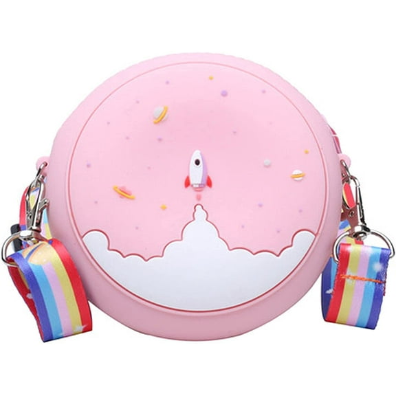 YOUI-GIFTS Food Shape Cross Body Bag PU Cartoon Purse Ice Cream Sholuder Bag Handbag with Removable Chain