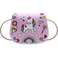 thumbnail image 1 of YOUI-GIFTS Little Girls Colorful Unicorn Crossbody Purse Cute Cartoon Shoulder Handbag for Toddlers Kids, 1 of 7