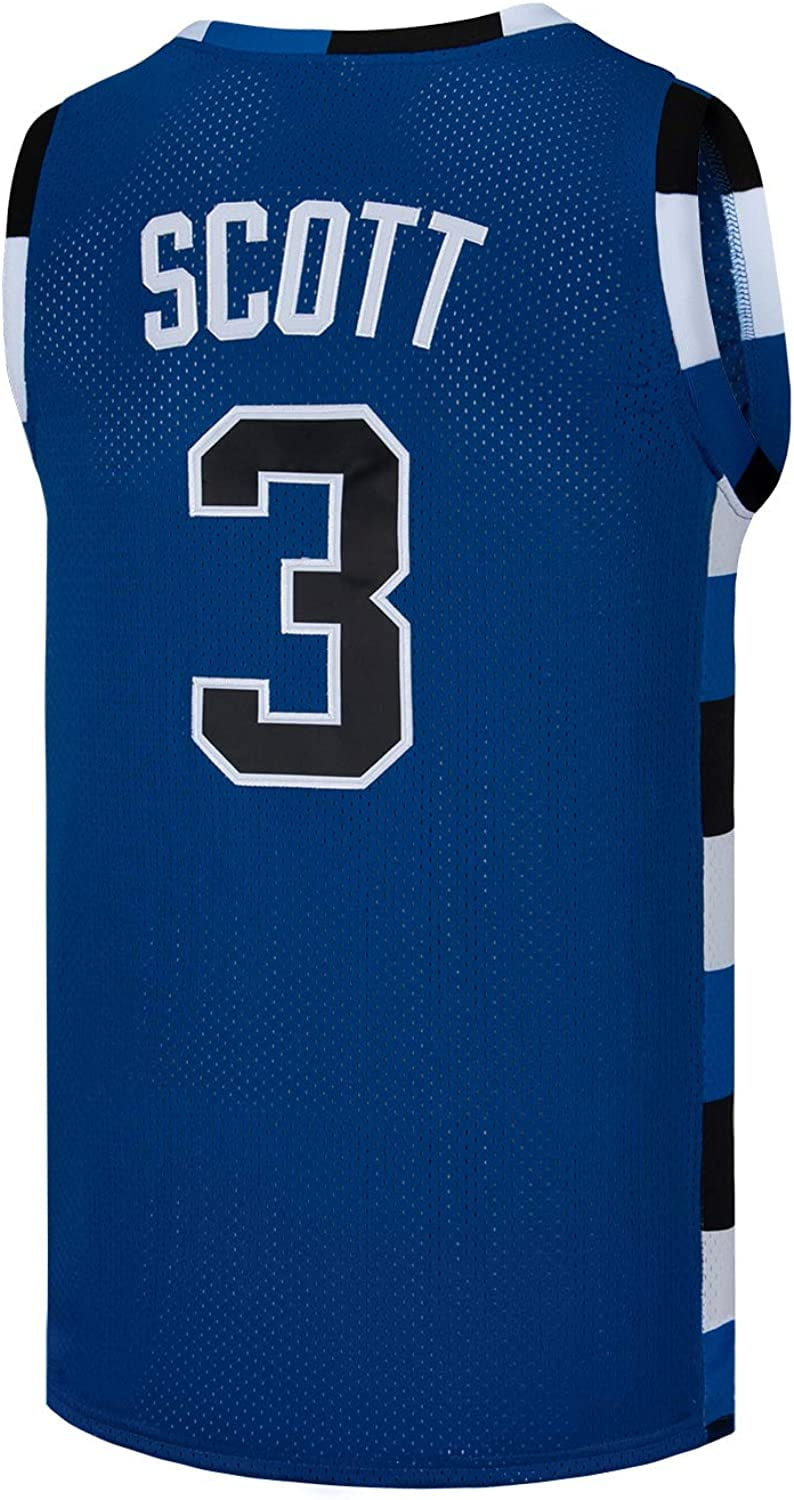 YOUI GIFTS Mens Basketball Jersey 3 Lucas Scott Movie Sports Jersey Shirts Black Walmart