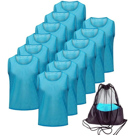 YOUI-GIFTS Pinnies Soccer pinnies for Soccer Mesh Basketball Jerseys