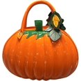 thumbnail image 1 of YOUI-GIFTS Pumpkin Shoulder Bag 3D Glossy PU Purses Halloween Novelty Crossbody Bag holiday Party Gift Candy Bag, 1 of 6
