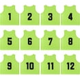 thumbnail image 1 of YOUI-GIFTS RE-HUO&nbsp;12 Pack&nbsp;Numbered（1-12） Scrimmage&nbsp;Vests/Sport Pinnies/Training&nbsp;Bibs&nbsp;for Basketball ,Soccer, Volleyball and Baseball, 1 of 7