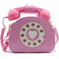 thumbnail image 1 of YOUI-GIFTS Retro dial telephone Crossbody Shoulder Bag,Pu Movable microphone Purse for Women, 1 of 5