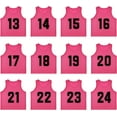 thumbnail image 1 of YOUI-GIFTS Set of 12 Numbered (13-24) Soccer Vests/Sport Pinnies/Training Bibs with Free Carry Bag, 1 of 7