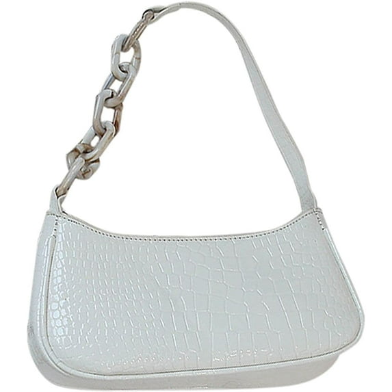 YOUI-GIFTS Shoulder Bag Vegan Leather Purse for Women Classic Trendy Handbag Retro Chain Clutch Hobo Tote Bag