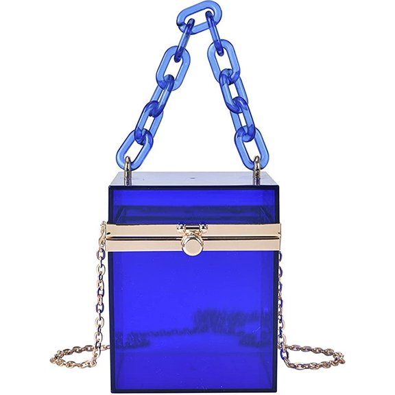 YOUI-GIFTS Women's Cute Cube Shape Handbag Magic Shoulder Bag Clutch Bag With Super Long Shoulder Strap