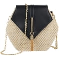 thumbnail image 1 of YOUI-GIFTS Women’s Straw Crossbody Bags Summer Beach Purse Woven Straw Shoulder Handbags, 1 of 7