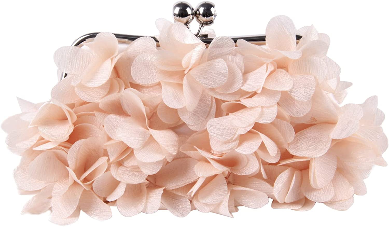 YOUI-GIFTS Womens Evening Clutches Floral Evening Handbag Ladies Wedding Party Chain Strap Shoulder Bag Purse