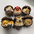 thumbnail image 1 of YOUMAI ‌3D Resin Animal Ornaments - Cute Animal Figurines For Christmas Tree Holiday Home Décor Pine Cone Animal Ornament Home Hanging (F), 1 of 8