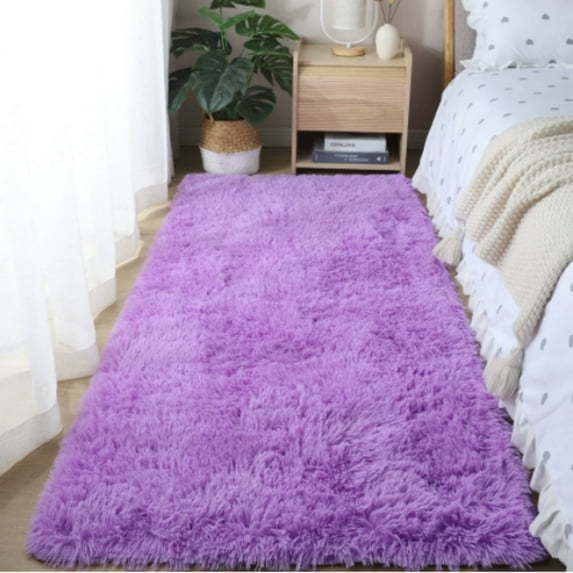 YOUMAI Area Rugs For Living Room Small Carpet For Bedroom Bedside Washable Soft Shag Aesthetic Plush High Pile Throw Rug For Room Children Room Dorm Room
