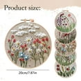 thumbnail image 1 of YOUMAI Beginner Embroidery Kit With 20cm Hoop | DIY Hand Sewing Set For Flowers | Pre-Stamped Fabric, Thread & Needles Included | Easy Stitch Patterns | Home Decor Craft Gift For Adults, 1 of 9