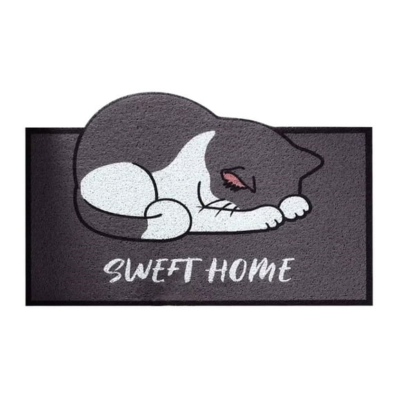 (YOUMAI) Cat Rug Cat_Shaped Rugs Handmade & Room Decor children Pet Decorations For Bedroom Children Room Door Mat Animal Rug