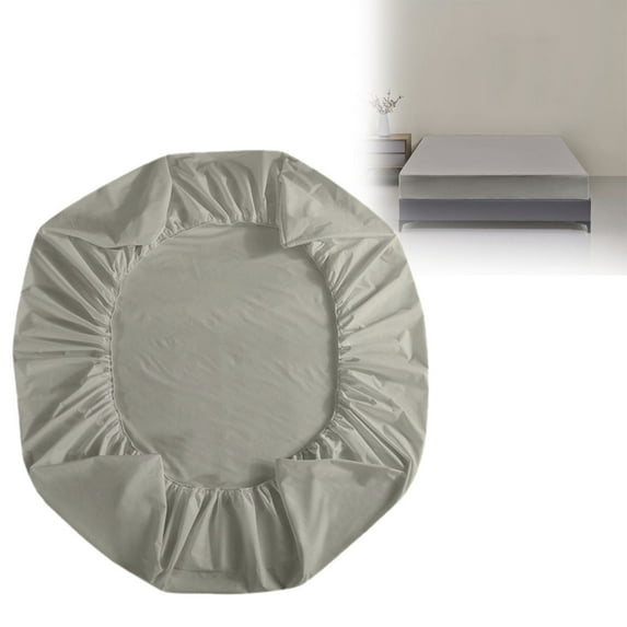 YOUMAI Solid Color Mattress Protector Breathable Bed Mattress Cover With Soft Brushed Fabric & TPU Membrane
