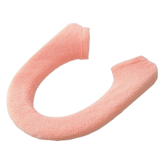 YOUMAI Thicker Bathroom Soft Toilet Seat Cover Warmer Stretchable Elongated Toilet Seat Washable Easy Installation Comfortable Cushioned Toilet Lid All Oval Toilet