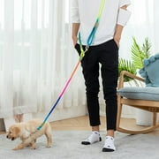 YOUMI Nylon Handfree Dog Leading Leash | مقود الكلب العاكس للكلاب الكبيرة المتوسطة الحيوانات الأليفة ، حزام قابل للتعديل ينزلق على أدوات الحيوانات الأليفة للكتف للتدريب على المشي