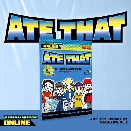 YOUNG POSSE - [ATE THAT] 3rd Mini EP Album MAGAZINE Version