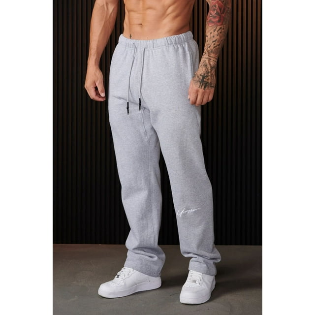 YOUNGLA Men's Baggy Sweatpants Lightweight Lounge Bottom Athletic Workout Pants with Pockets
