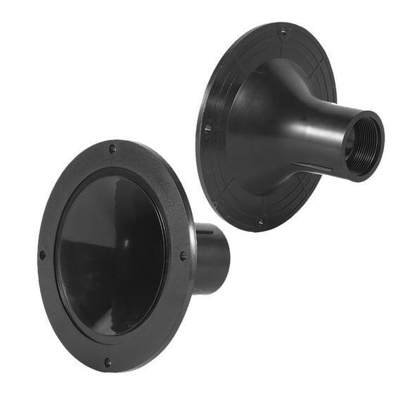 YOUNGNA 128mm Tweeter Horn Round Treble Mouth Screw Horn Interface Professional Speaker ABS plastic Horn Adapter Plate 2pcs